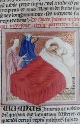 Page de la Legenda Aurea, Bruges, vers 1400-10