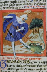 Page de la Legenda Aurea, Bruges, vers 1400-10