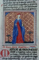 Page de la Legenda Aurea, Bruges, vers 1400-10