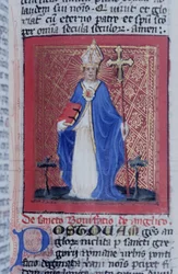 Page de la Legenda Aurea, Bruges, c.1400-10