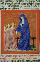 Page de la Legenda Aurea, Bruges, c.1400-10