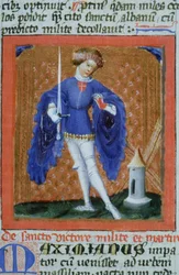 Page de la Legenda Aurea, Bruges, c.1400-10