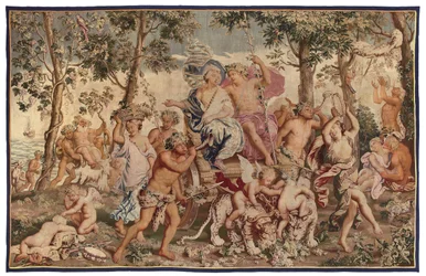 Tapisserie mythologique, fin du XVIIe siècle