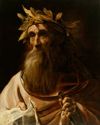 Portrait du poète Homère, 1639