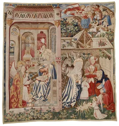 Tapisserie représentant l