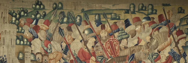 Tapisserie montrant les conquêtes du roi Alphonse V du Portugal