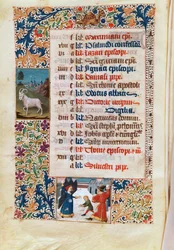 V.25-3 Fol.12v Le mois de décembre