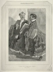 Crinolinographies. Costume de la magistrature proposé pour 1857