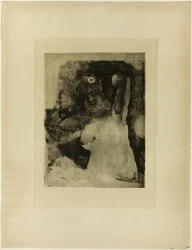 Femme avec une lampe Carcel