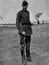 Lieutenant B.H. Barrington-Kennett, premier adjudant du RFC, 1912