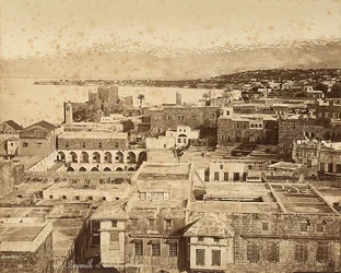 Vue panoramique de Beyrouth, Liban