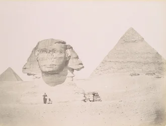 Pyramides et le Sphinx, 1860-70, imprimé vers 1870