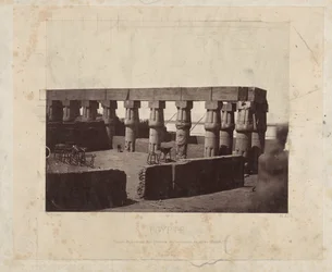 Vestiges du temple de Louxor