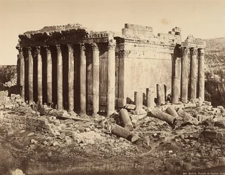 Le Temple de Bacchus, dans la zone archéologique d