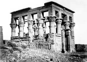Kiosque de Trajan à Philæ, Nubie, Égypte, 1878