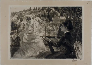 La terrasse de la Villa Brancas