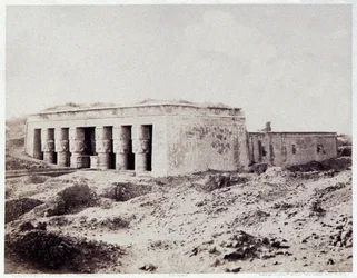 Dendera, Égypte, vers 1850