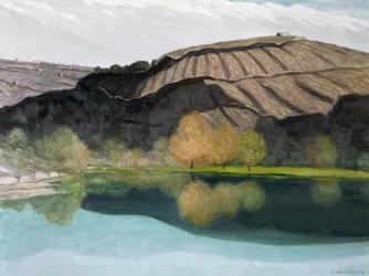 Le lac de Géronde