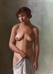Jeune fille debout