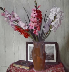 Nature morte aux glaïeuls