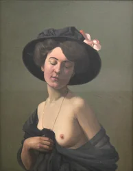 « Jeune femme au chapeau noir », 1908