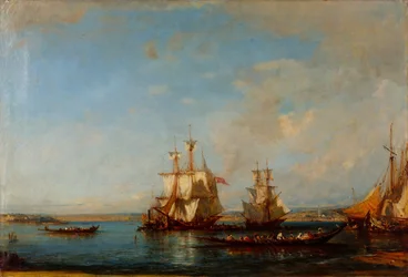 Caiques et voiliers au Bosphore