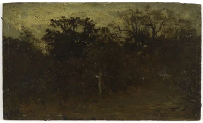 Coin de forêt, entre 1850 et 1860
