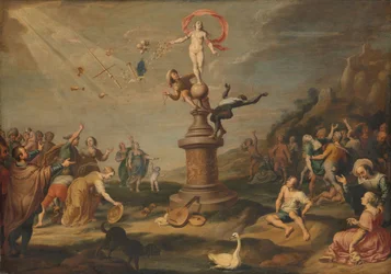 La déesse Fortuna offrant ses cadeaux