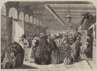 Gare de Hastings, arrivée du train descendant