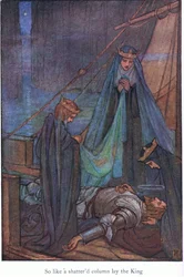 Ainsi, comme une colonne brisée, gisait le Roi (Morte D