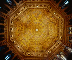 Plafond en coupole du baptistère Saint-Jean, Florence