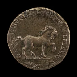 Cheval frappant le sol, vers 1545 (argent non sterling) (revers de 6240388)