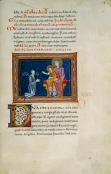 Madonna sur son trône avec l