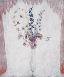 Delphiniums et Ancolies, vers 1923
