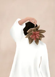 Une fleur succulente toute en douceur