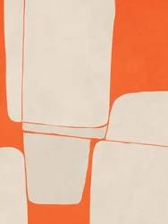 Blocs géométriques orange