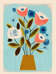 Bouquet floral moderne