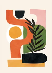 Plante abstraite organique