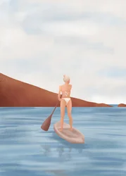 Une balade paisible en paddle