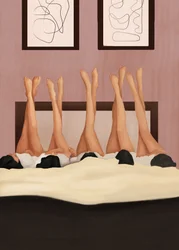 Jambes de soirée pyjama