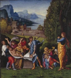 Dutch : La mise au tombeau du Christ La mise au tombeau