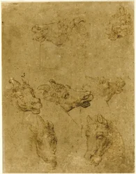 Têtes de chevaux et de licornes