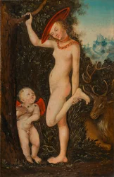 Vénus et Cupidon, le voleur de miel