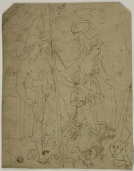 Scène avec Mercure et Minerve