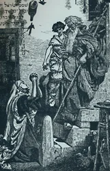 Élie et le fils de la veuve, vers 1840-1890, 1923