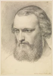 Portrait : Étude de la tête de Daniel Casey (vue de trois quarts)