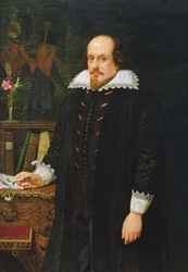 Portrait de William Shakespeare 1564-1616, 1849