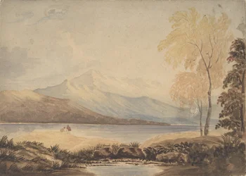 Paysage du Lake District, début du 19e siècle
