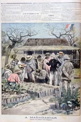 Leçon agricole pour les indigènes de Madagascar, 1897