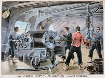 Bataille de Santiago, guerre hispano-américaine, 1898